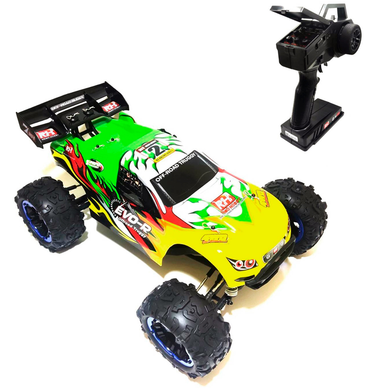 Радиоуправляемая машина трагги Remo Hobby EVO-R TWINS MOTOR 4WD 2.4G 1:8 RTR + Li-Po - RH8062-Green