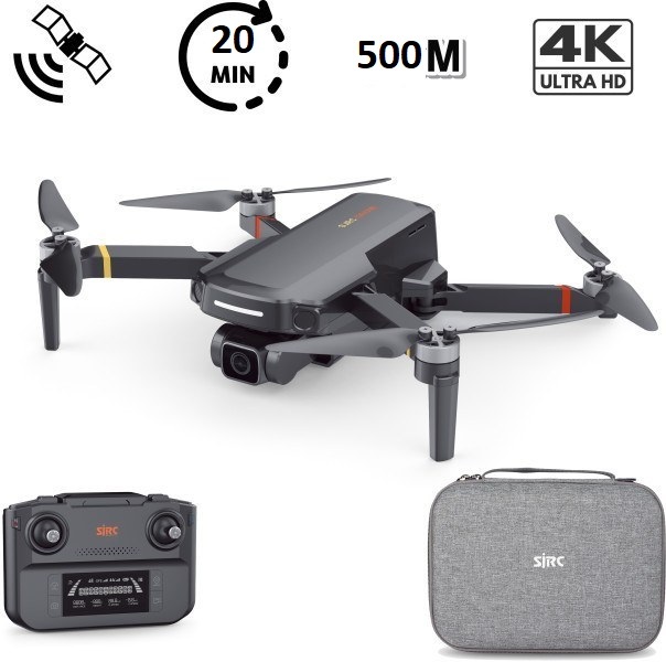 Радиоуправляемый квадрокоптер SJRC F5 PRO 4K 5G GPS 2.4G RTF - SJ-F5PRO-COMBO