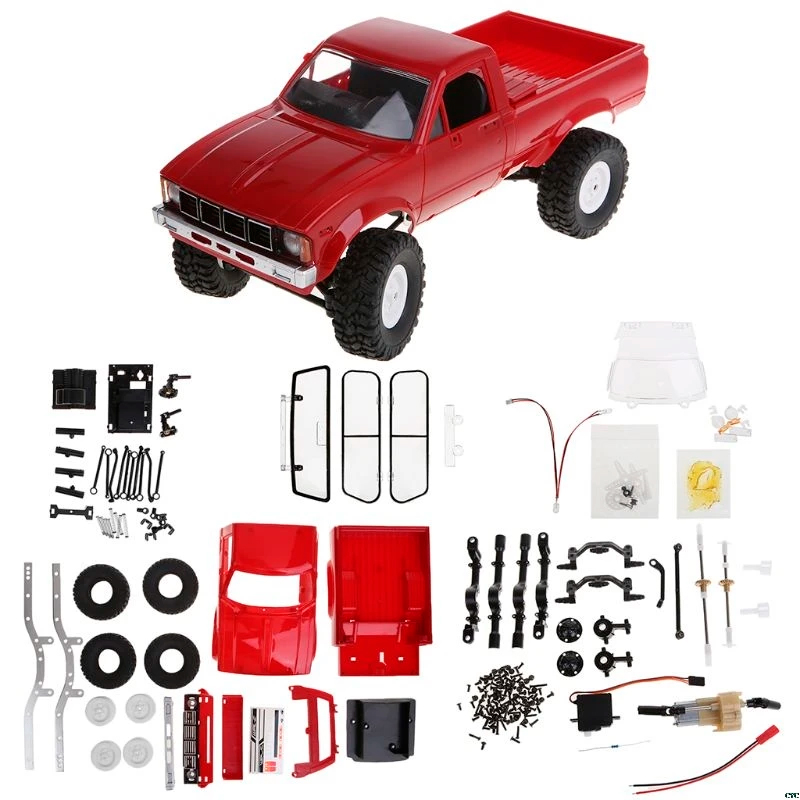 Конструктор краулер WPL Truck Buggy Crawler RTR 4WD масштаб 1:16 2.4G - WPLC-24K-Red