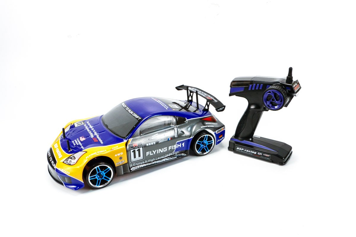 Радиоуправляемая машина для дрифта HSP Flying Fish 1 масштаб 1:10 4WD 2.4G - 94123PRO|12314 BLUE