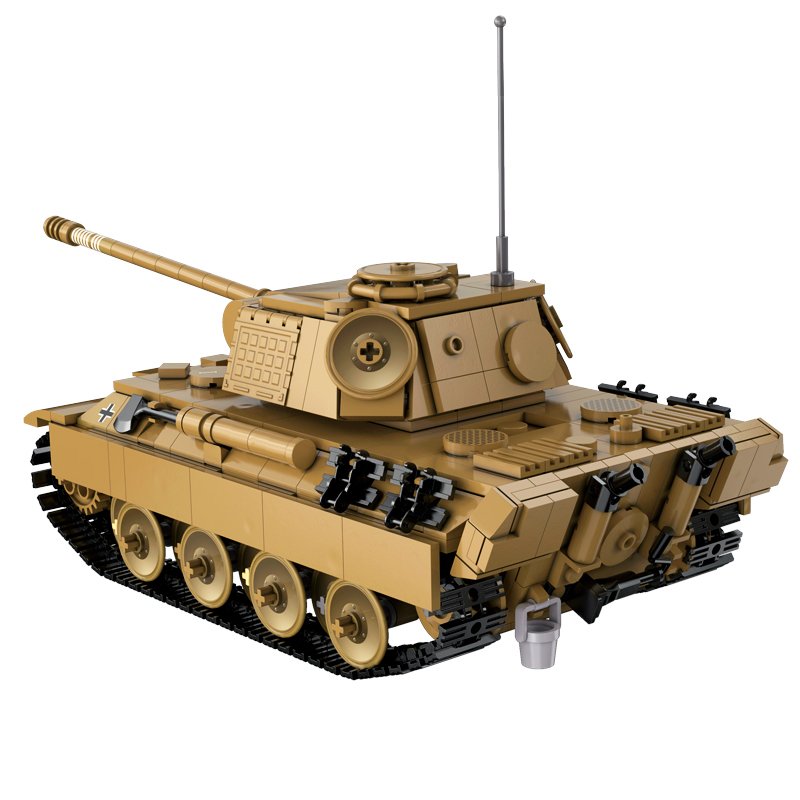 Радиоуправляемый конструктор CaDA MASTER Немецкий танк Пантера 1/35 (907 деталей) C61073W