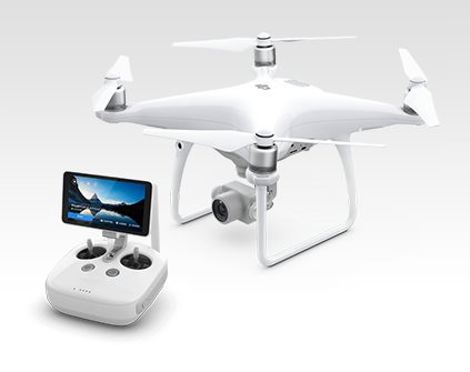 Квадрокоптер DJI Phantom 4 Advanced Plus с монитором