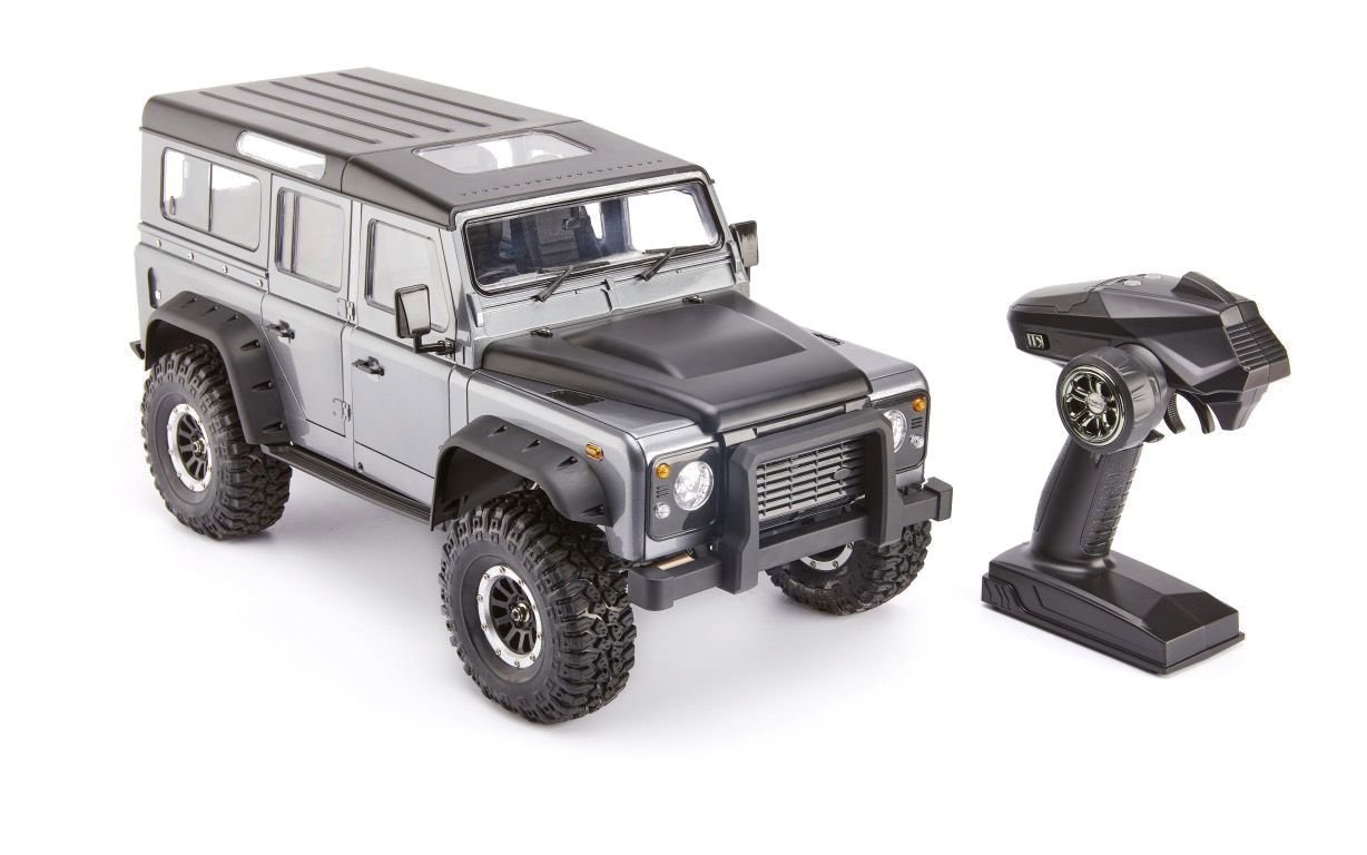 Радиоуправляемая машина трофи Yikong 4104 crawler Defender (Gray) ARTR масштаб 1:10- YK-4104-G