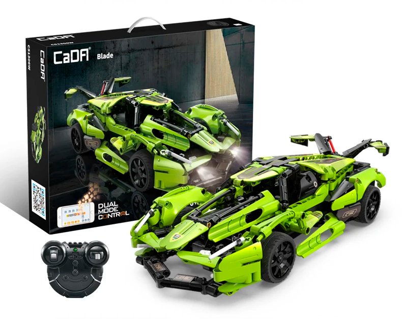 Радиоуправляемый конструктор CADA спортивный автомобиль Blade (432 детали) - C51306W