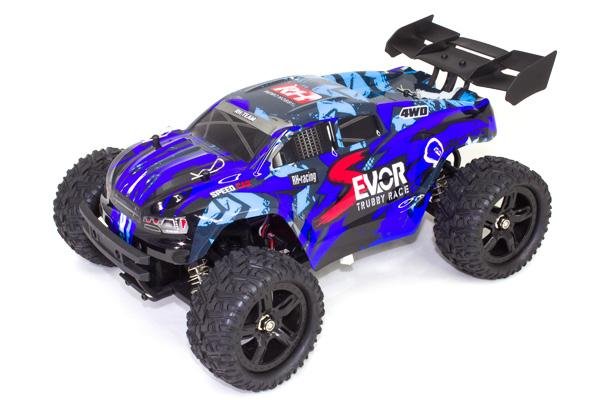 Радиоуправляемый трагги Remo Hobby S EVO-R Brushless 4WD 2.4G 1/16 RTR RH1665-BLUE