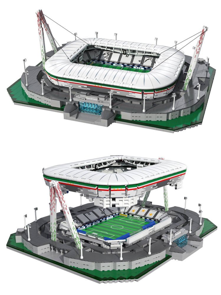 Конструктор CaDA Большой футбольный стадион Ювентус Allianz Stadium, 3638 элементов - C66021W