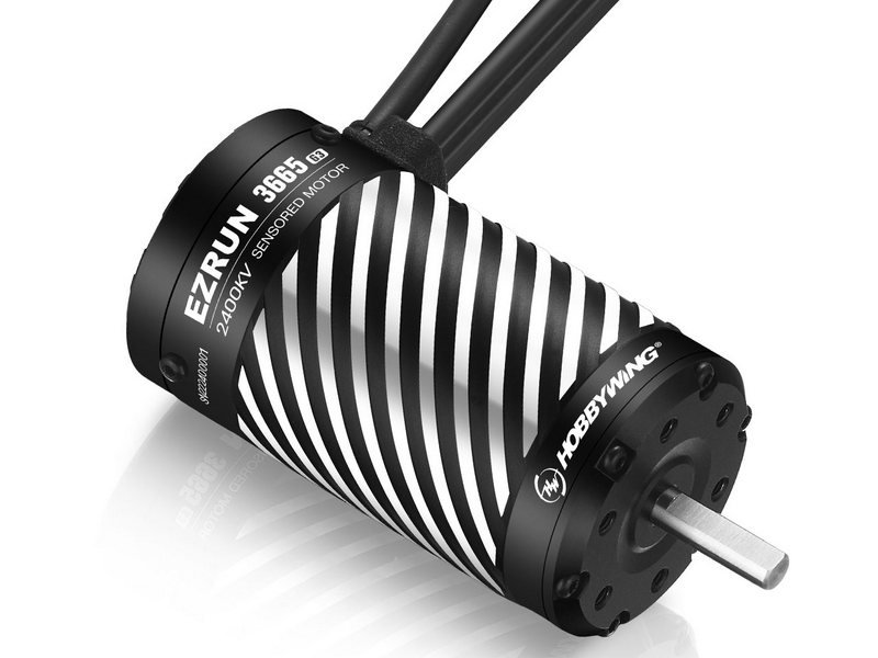 Бесколлекторный мотор Hobbywing EZRUN-3665SD-2400KV-BLACK-G3 (5.00/16.5мм, 1/10) бессенсорный - HW-30402604
