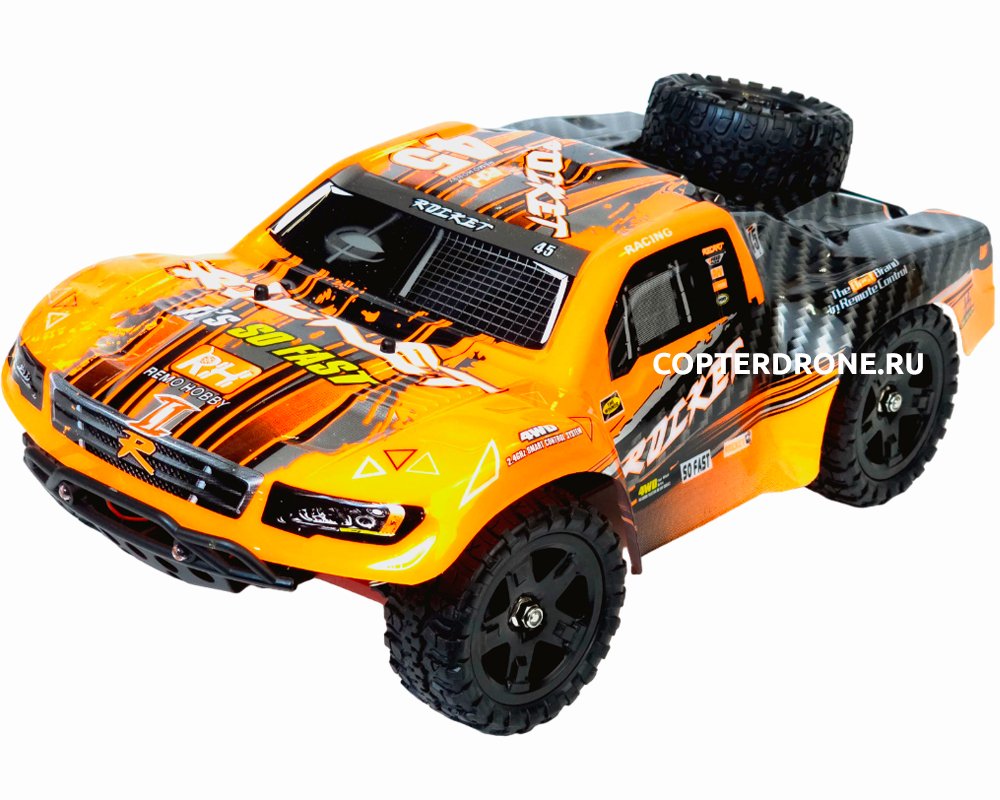 Радиоуправляемый шорт-корс Remo Hobby Rocket UPGRADE 4WD 2.4G 1:16 RTR RH1621UPG-ORAN