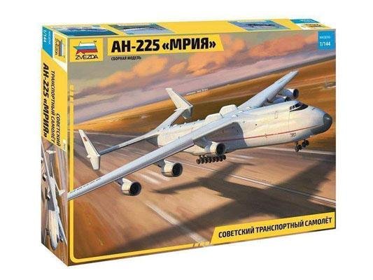 Модель сборная ZVEZDA Транспортный самолёт АН-225 «МРИЯ», 1/144 ZV-7035