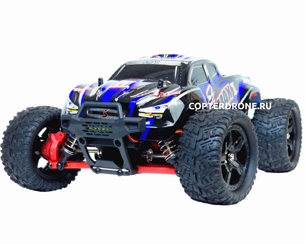 Радиоуправляемая машина монстр Remo Hobby RH1635 Upgrade V2.0 Smax II 4WD RTR 1:16 2.4G - RH1635UPG-BLUE-V2