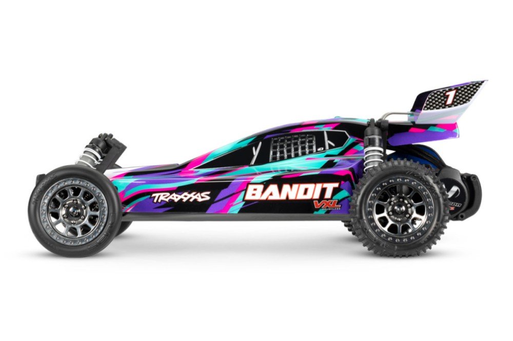 Радиоуправляемая машина багги TRAXXAS BANDIT W/MAG 272 TRANS PRPL - TRA24076-74-PRPL