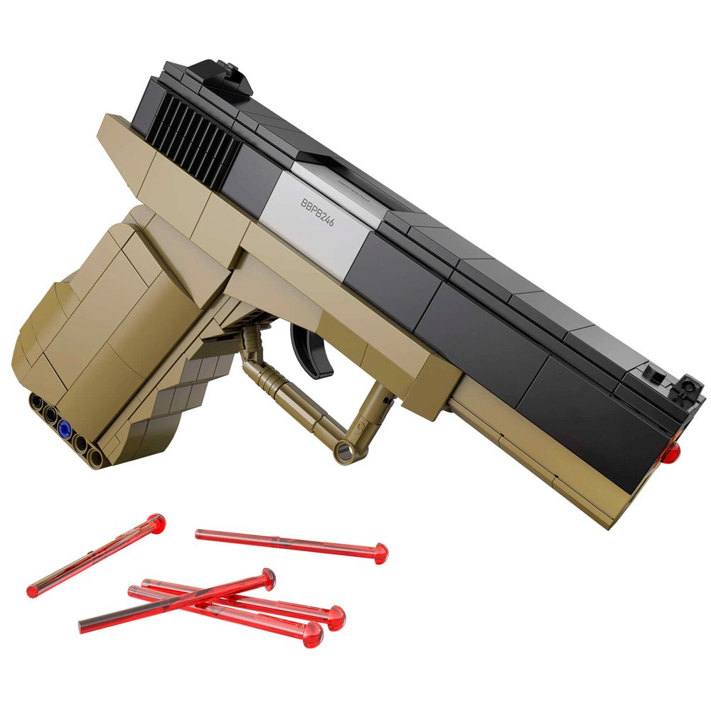 Конструктор CaDA пистолет 17 Pistol (338 деталей) - C81013W
