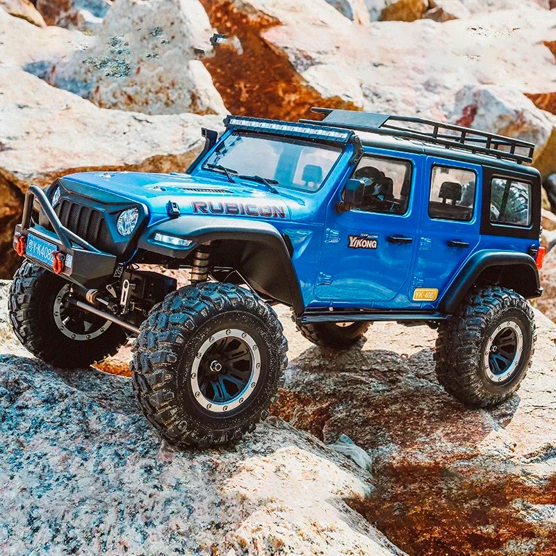 Радиоуправляемая машина трофи Yikong 4082 V3 crawler Rubikon (Blue) ARTR масштаб 1:8- YK-4082V3-RB