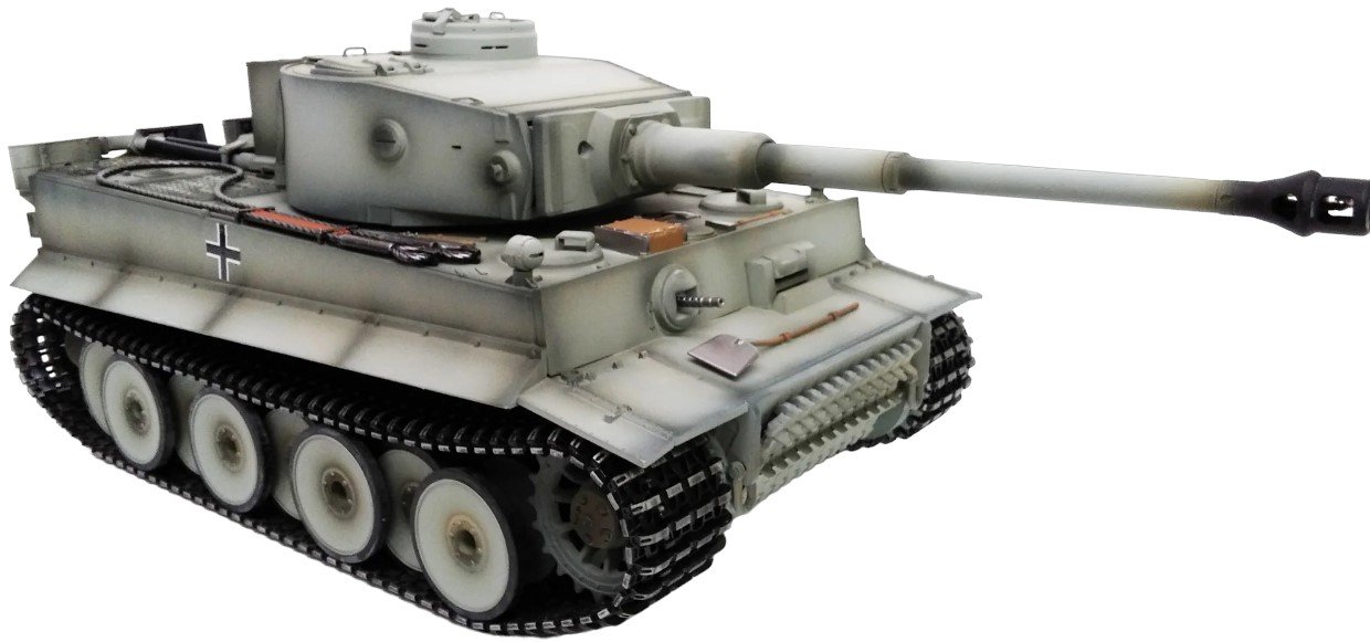 Радиоуправляемый танк Taigen 1/16 Tiger 1 (ранняя версия) HC, ИК-пушка, башня на 360, откат V3 TG3818-1C-BTR-IR3.0