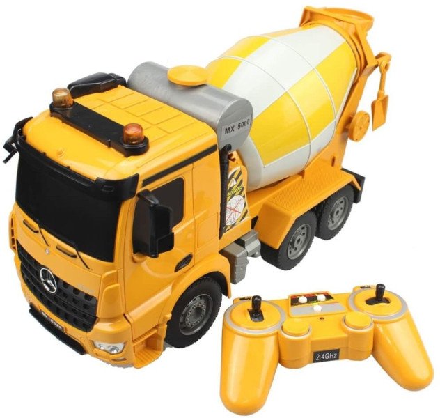 Радиоуправляемая бетономешалка Double E Mercedes-Benz Arocs 1:20 2.4G - E528-003