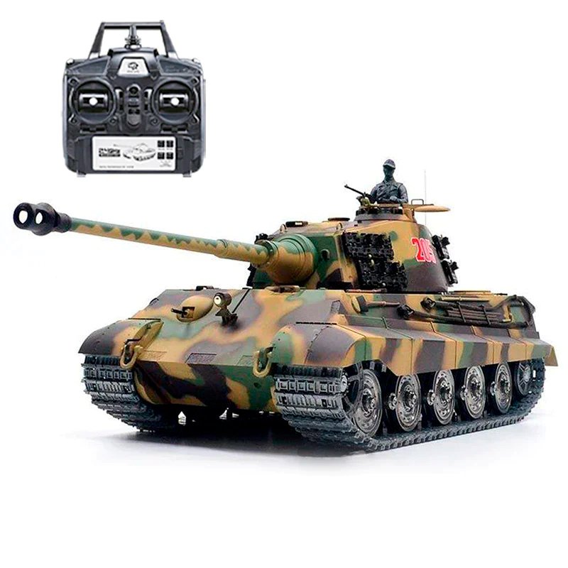 Радиоуправляемый танк Heng Long King Tiger MS version V7.0 масштаб 1:16 2.4G - 3888A-1-UpgA-V7