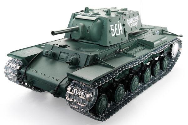 Радиоуправляемый танк Heng Long Russia КВ-1 масштаб 1:16 RTR 2.4G - 3878-1Upg V7.0