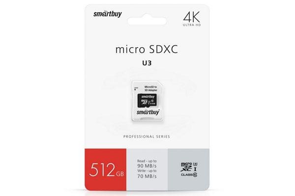 Карта памяти Micro SDHC 512Gb Class 10