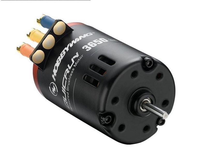 Бесколлекторный сенсорный мотор Hobbywing QUICRUN-3650SD-6.5T-BLACK-G2 (5750KV, 3,17/15мм, 1/10) - HW-30404312