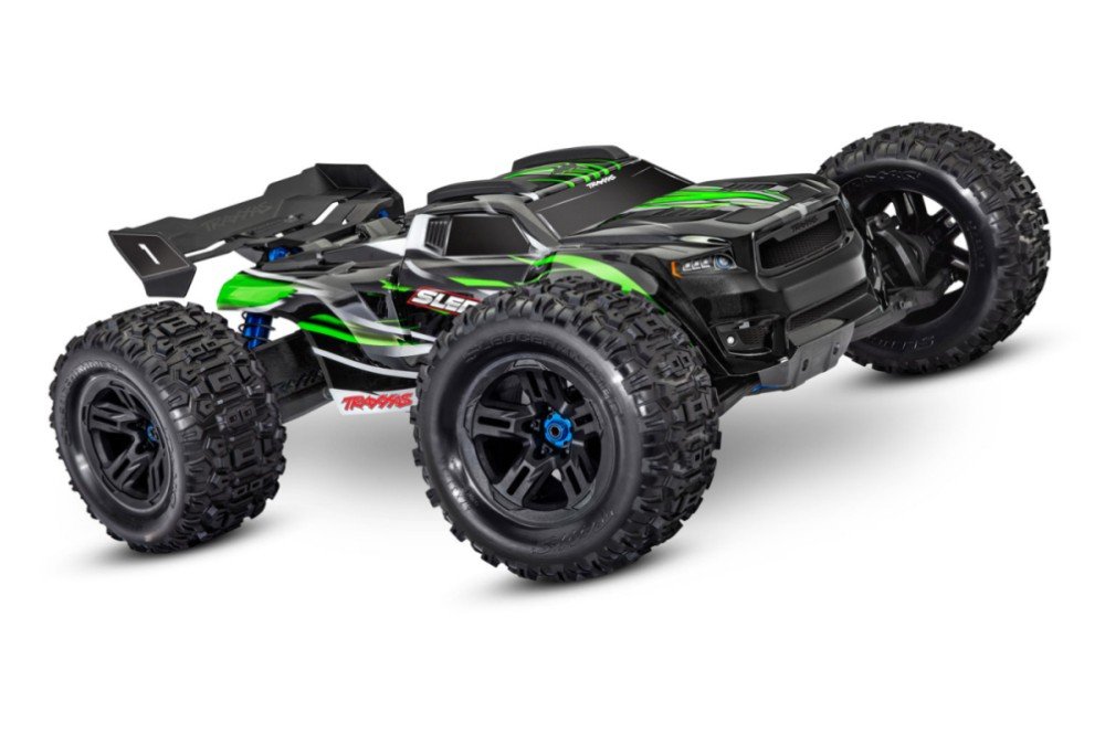 Радиоуправляемая машина трагги Traxxas Sledge - Green 4WD RTR масштаб 1:8 2.4G - TRA95076-4-G