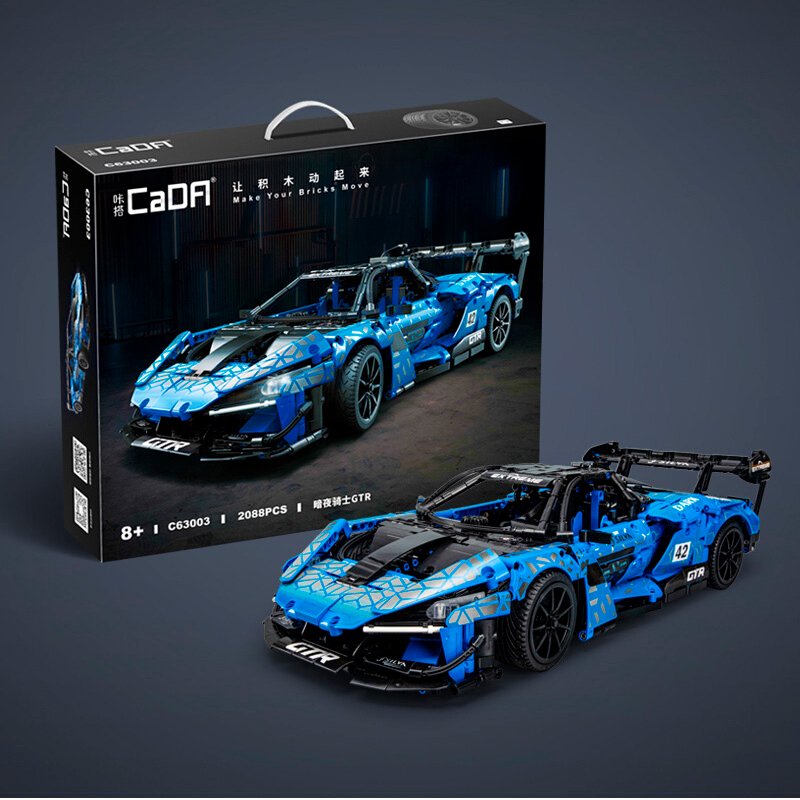 Конструктор CaDA спортивный автомобиль Dark Knight GTR (2088 деталей) - C63003W