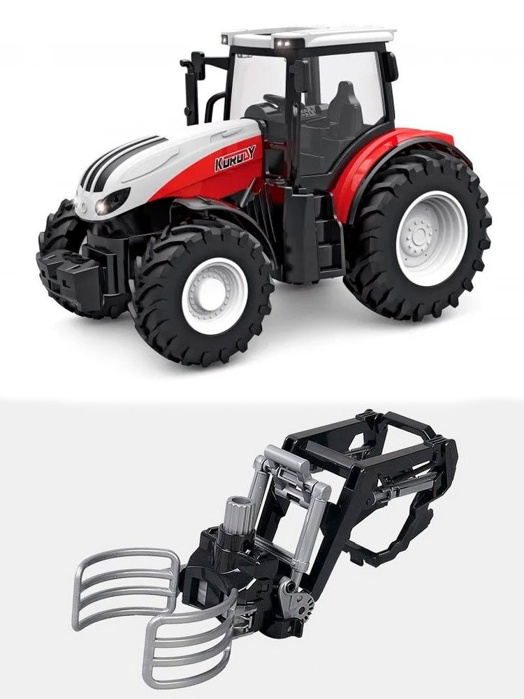 Радиоуправляемый фермерский трактор Korody с погрузчиком тюков 1/24 2.4G 6CH RTR - KR6634