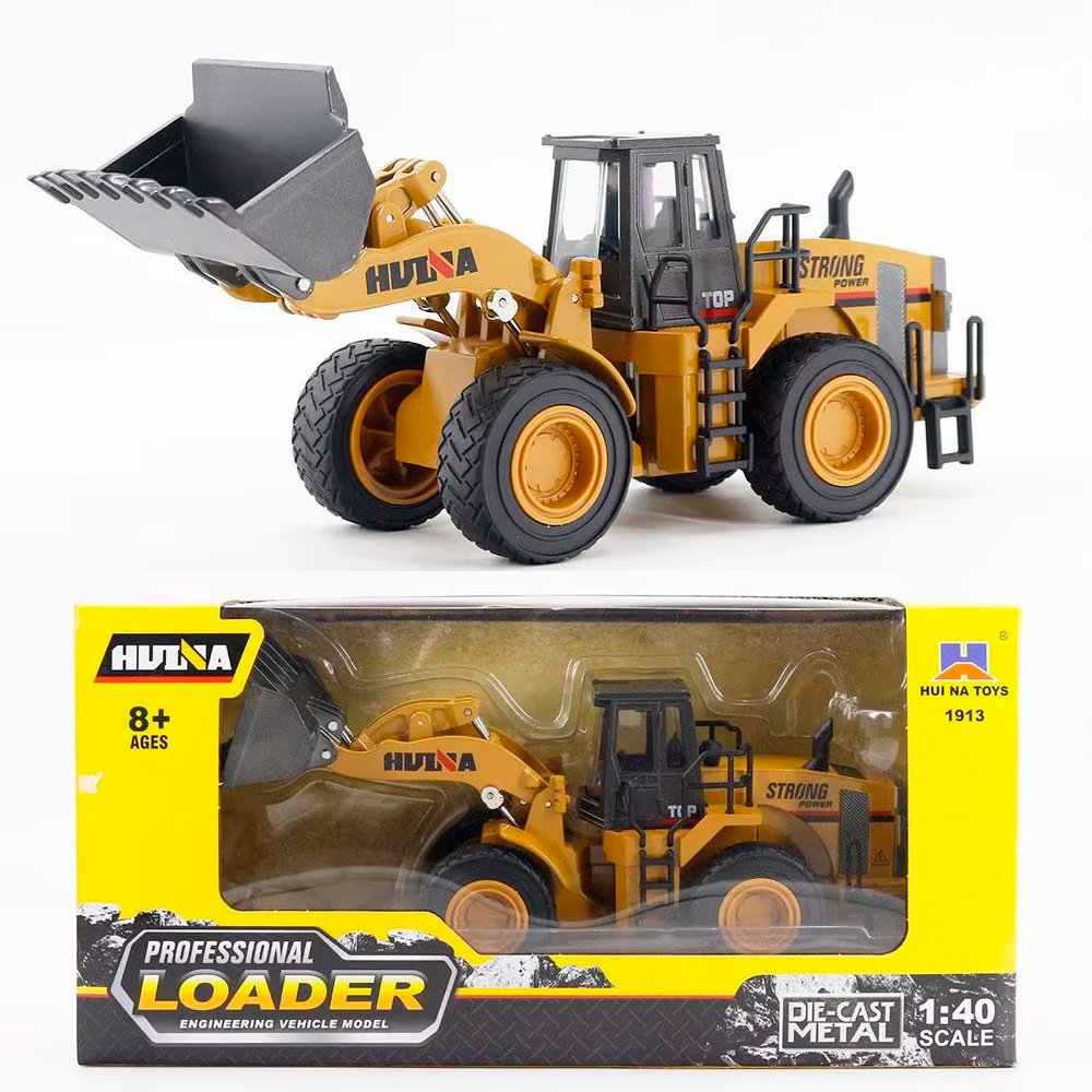 Металлический фронтальный погрузчик Hui Na Toys 1/40 - HN1913