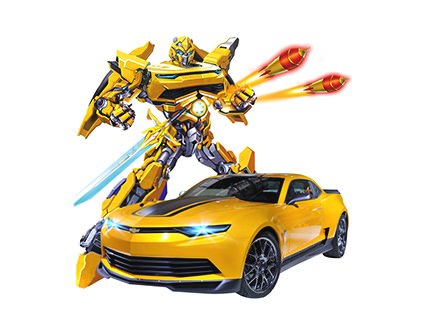 Радиоуправляемый робот-трансформер MZ Chevrolet Camaro 1:14 2367PF