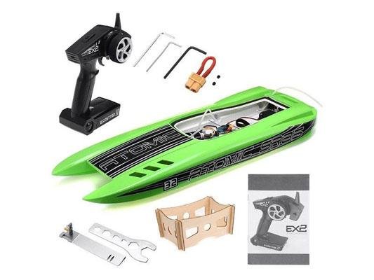 Радиоуправляемый катер катамаран Volantex RC ATOMIC SR85 Brushless - EXA79803AR