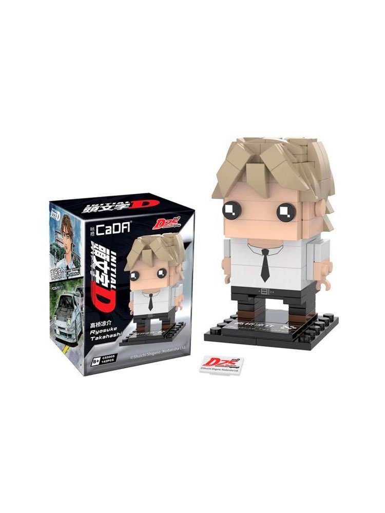 Конструктор CaDA фигурки героев Initial-D: Ryosuke Takahashi (142 детали) - C55005W