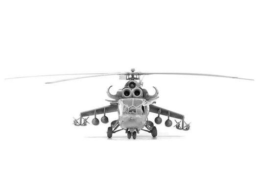 Модель Сборная ZVEZDA Советский ударный вертолет Ми-24А, 1:72