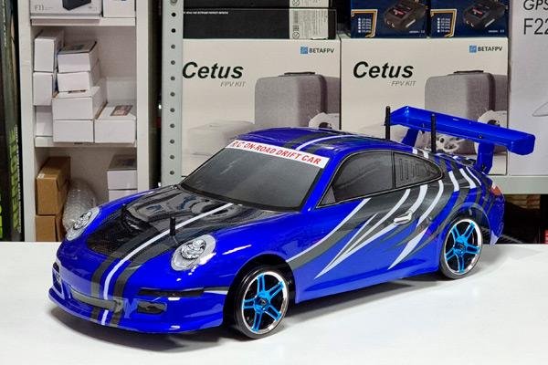 Радиоуправляемая машина для дрифта HSP Flying Fish 1 4WD RTR 1:10 2.4G 94123 Porsche