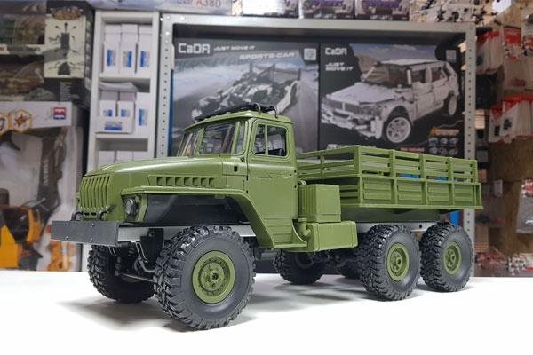Радиоуправляемая машина MN MODEL советский военный грузовик Урал PRO 6WD 1:16 MN-88S