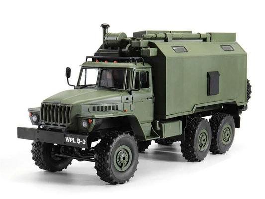 Радиоуправляемая военная машина WPL УРАЛ (зеленый) 6WD B-36KM 1:16 KIT