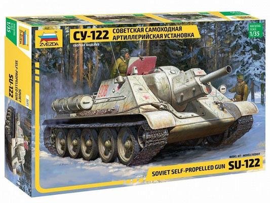 Модель Сборная ZVEZDA Истребитель танков СУ-122, 1:35