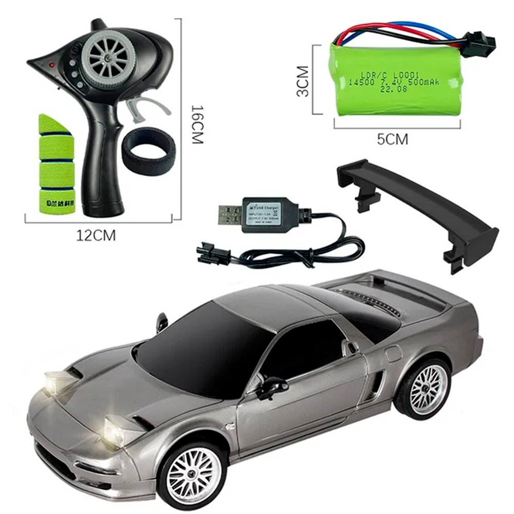 Радиоуправляемая машина для дрифта LD RC масштаб 1:18 2WD 2.4G Honda NSX 1803 Gray