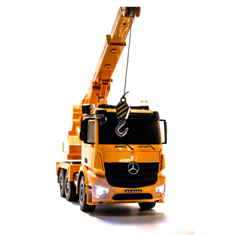 Радиоуправляемая пожарная машина Double Eagle Mercedes-Benz ANTOS 1/26 2.4G брызгает водой RTR - E677-003