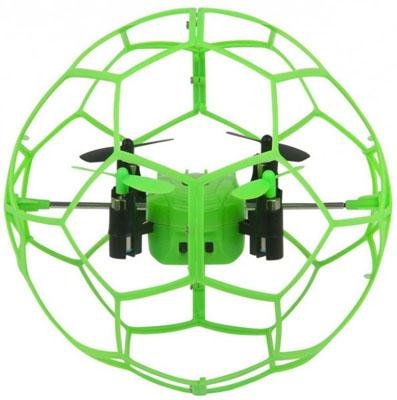 Радиоуправляемый квадрокоптер Helimax Green SkyWalker в сетке - HM1340-GREEN