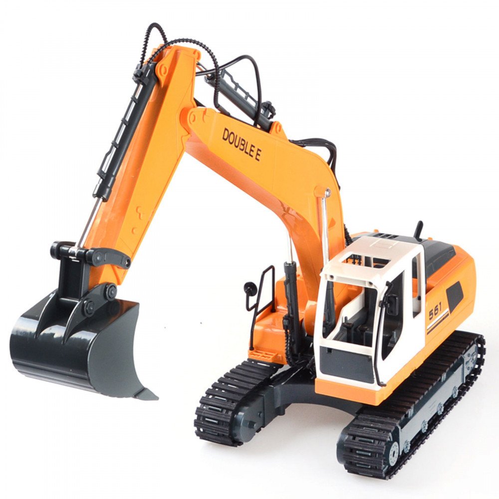 Радиоуправляемый экскаватор Double Eagle 3 в 1 RTR масштаб 1:20 2.4G - E561-003C