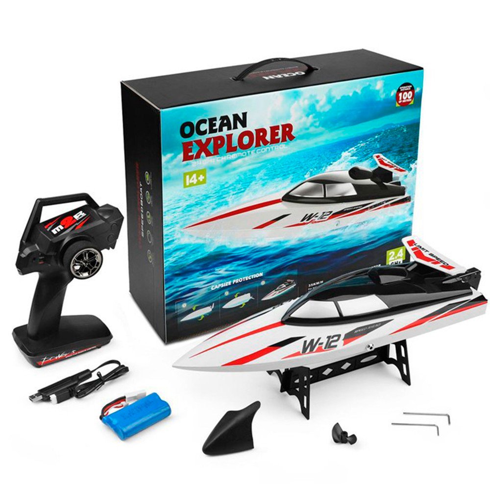 Радиоуправляемый гоночный катер WLToys Tiger-Shark - WL912-A