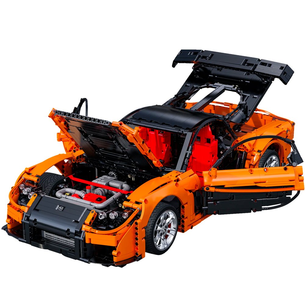 Радиоуправляемый конструктор CaDA MASTER спорткар Mazda RX-7 1/8 (3305 деталей) - C61502W