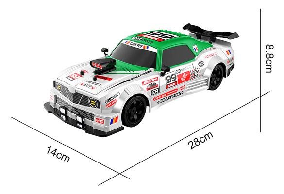 Радиоуправляемая машина для дрифта HB Ford Mustang (4WD, свет, пар, акб, 1:16) - SC16A08-1