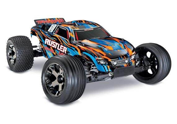 Радиоуправляемый трагги TRAXXAS Rustler VXL TQi TSM 2WD 1:10 - TRA37076-4-Y
