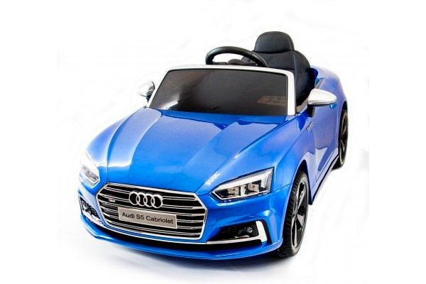 Детский электромобиль Audi S5 Cabriolet LUXURY 2.4G - Blue - HL258-LUX