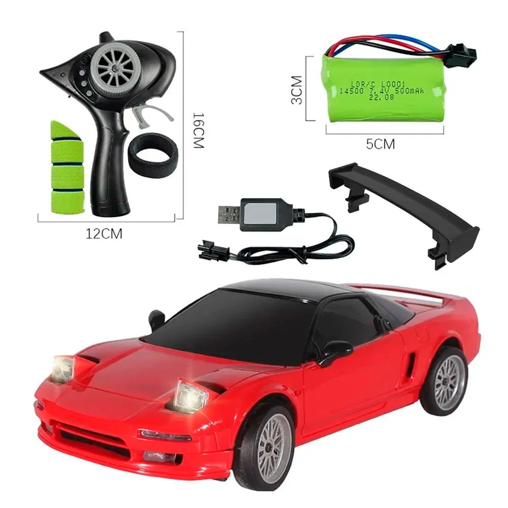 Радиоуправляемая машина для дрифта LD RC масштаб 1:18 2WD 2.4G Honda NSX 1803 Red