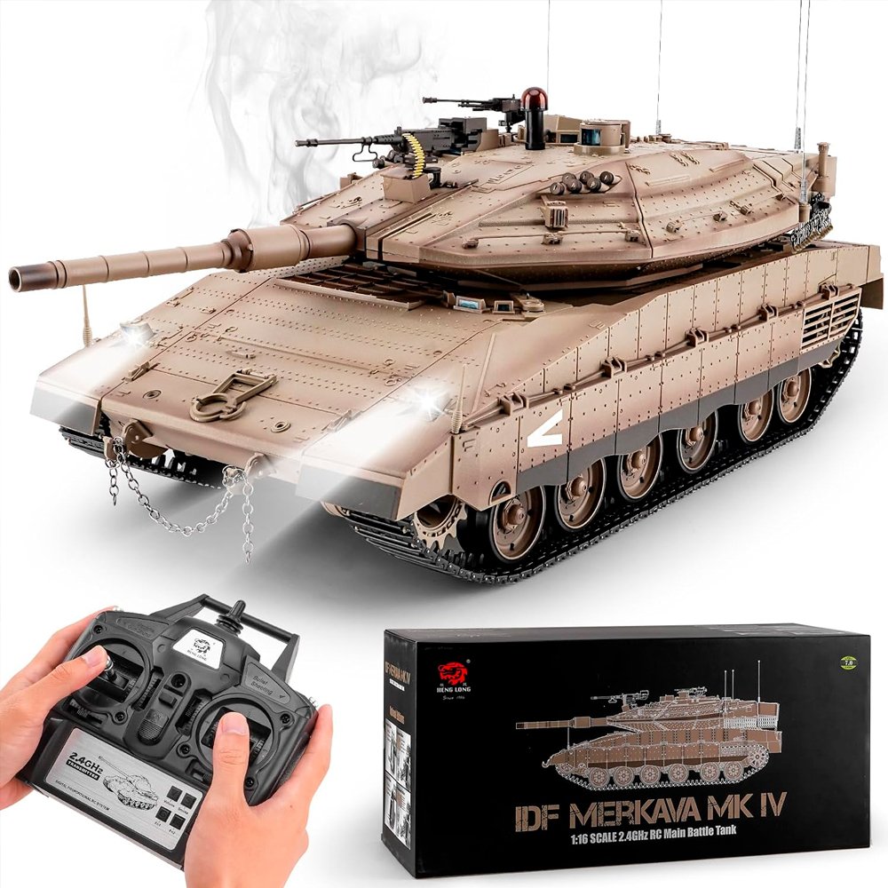Радиоуправляемый танк Heng Long ISR Merkava MK- IV Upgrade V7.0 2.4G 1/16 RTR - 3958-1Upg V7.0