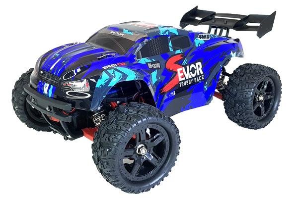Радиоуправляемая трагги Remo Hobby S EVO-R Brushless UPGRADE 4WD 2.4G 1/16 RTR RH1665UPG-BLUE