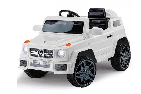 Детский электромобиль Mercedes G Style 12V - HL-1058-WHITE