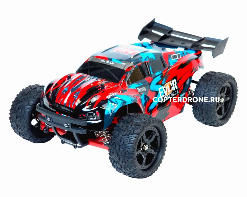 Радиоуправляемая трагги Remo Hobby S EVO-R UPGRADE 4WD 2.4G 1/16 RTR RH1661UPG-RED