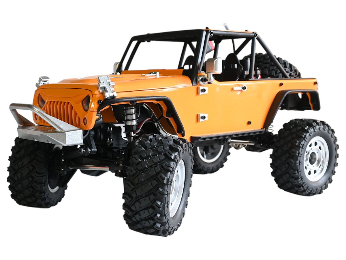 Радиоуправляемый краулер MJX Hyper Go H12Y+ (желтый) FOC Brushless 4WD 2.4G LED 1/12 RTR
